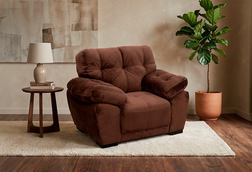 SILLÓN DAKOTA CHAMPION CHOCOLATE