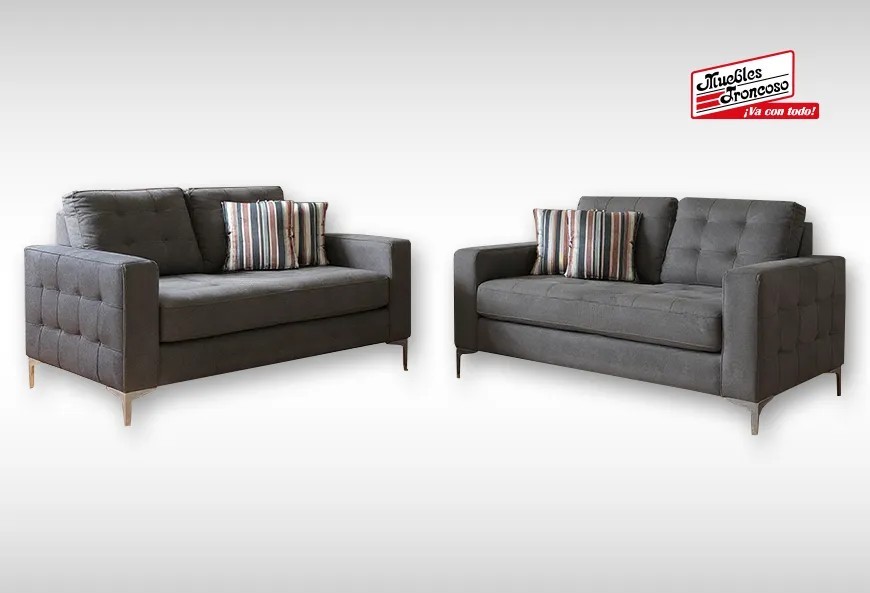 DOS LOVE SEAT LISBOA GRIS