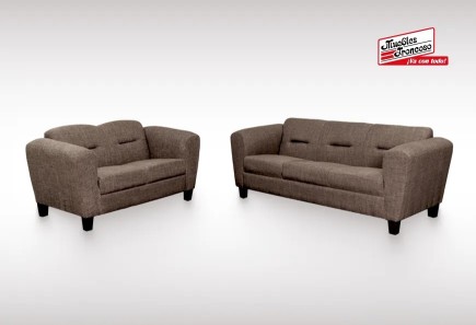 SOFÁ Y LOVE SEAT DALLAS CABO MOKA
