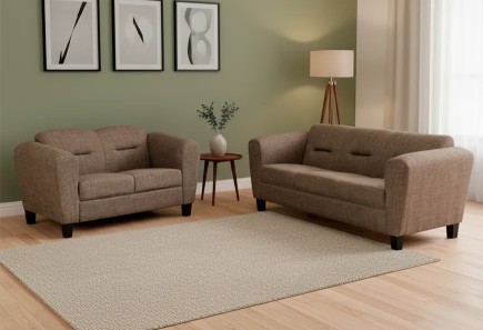 SALA DALLAS CABO MOKA SOFÁ Y LOVE SEAT