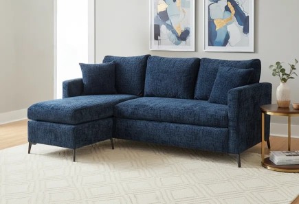 SALA VALENTINA AZUL CON CHAISE