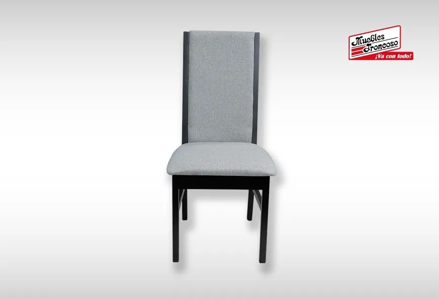 ANTECOMEDOR MÓNACO GRIS 1X1 VS2 CON 4 SILLAS ARGELIA M.MPTANEGRA