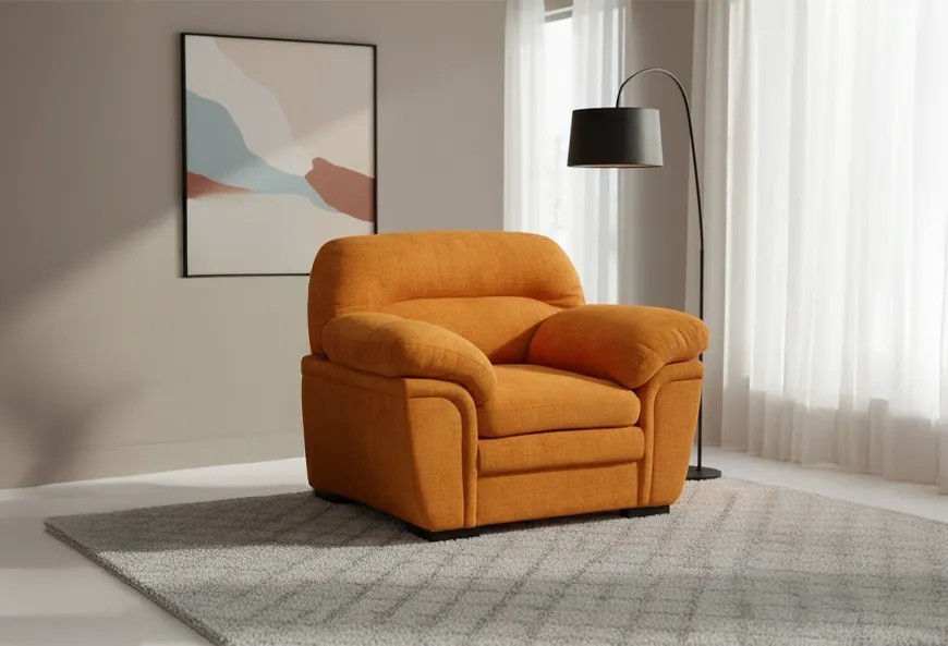 SILLÓN ALASKA MANDARINA