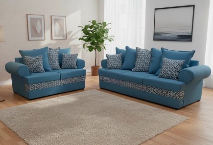 SOFÁ Y LOVE SEAT FANTASY BLUE
