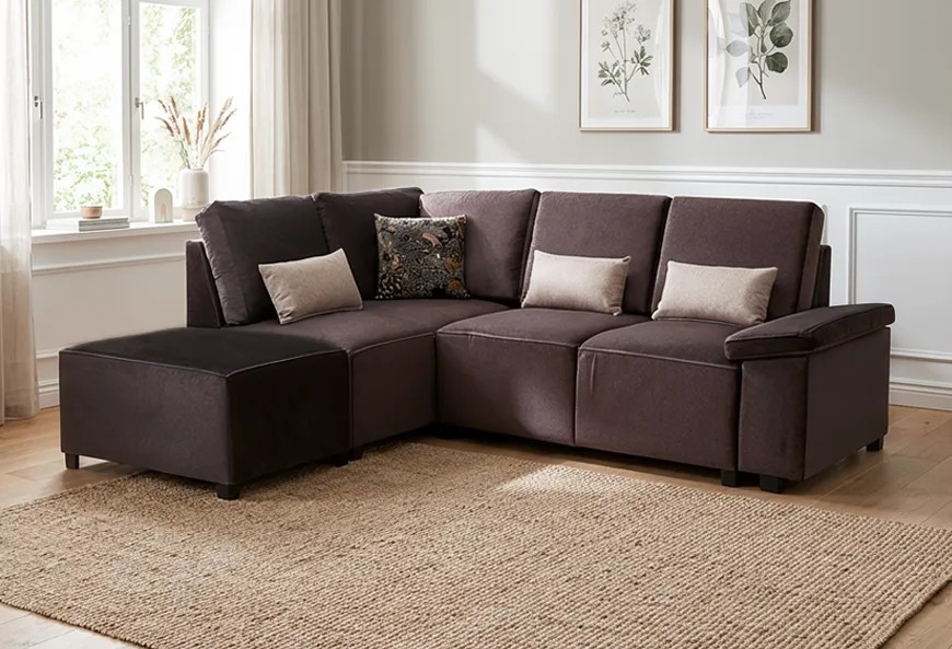 SALA KAILANY MILAN OXFORD MODULAR CON TABURETE