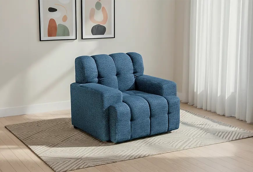 SILLÓN TAMARA AZUL