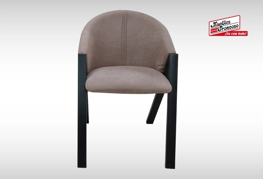SILLA MALLORY PTA/NEGRA CAPUCHINO