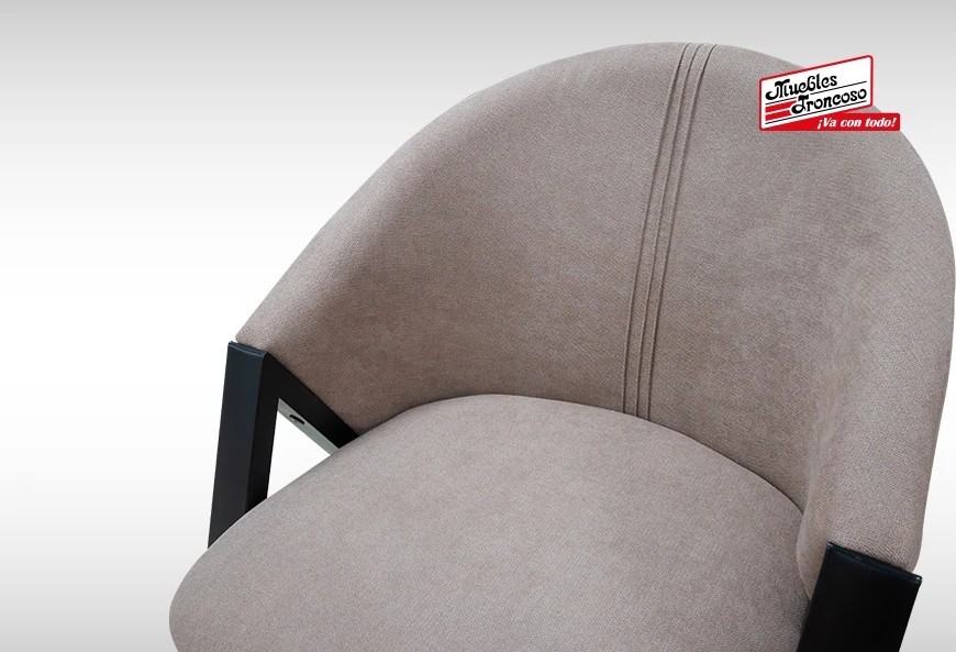 SILLA MALLORY PTA/NEGRA CAPUCHINO