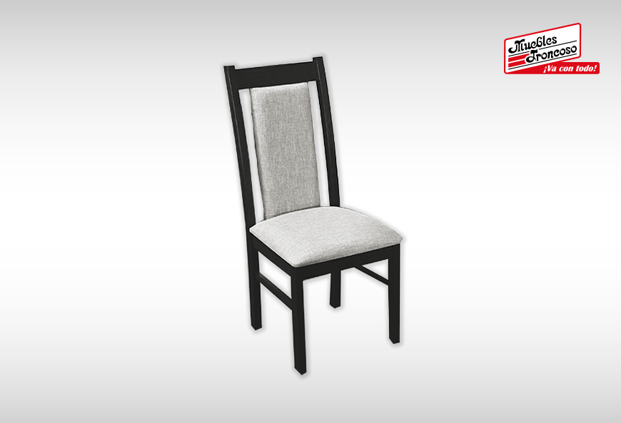 ANTECOMEDOR MONACO GRIS 1X1 VS/2 CON 4 SILLAS ARUBA