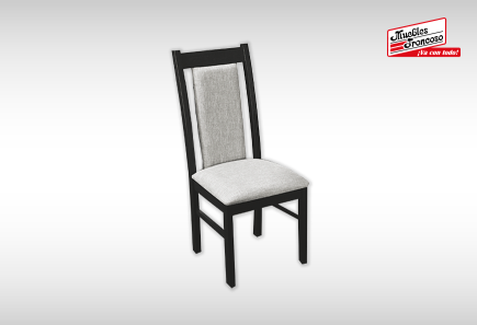 ANTECOMEDOR MONACO GRIS 1X1 VS/2 CON 4 SILLAS ARUBA