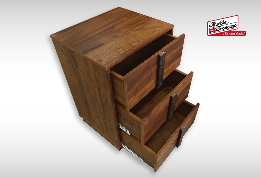 CABECERA, DOS BURÓS, CÓMODA Y LUNA OLMO ROBLE