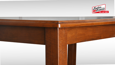 ANTECOMEDOR NEW JACK RECTANGULAR CON 6 SILLAS NOGAL