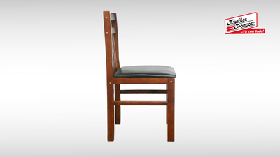 ANTECOMEDOR NEW JACK RECTANGULAR CON 6 SILLAS NOGAL