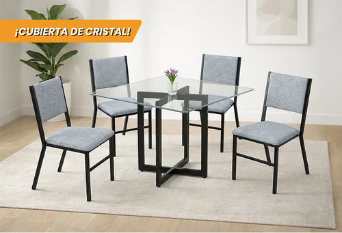 ANTECOMEDOR BERLÍN CON 4 SILLAS BERLÍN