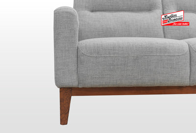 SOFÁ Y LOVE SEAT BORA NÁPOLES GRIS