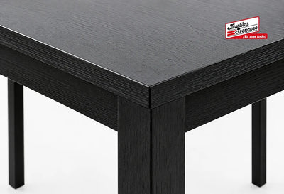 ANTECOMEDOR APRIL RECTANGULAR NEGRO CON 6 SILLAS