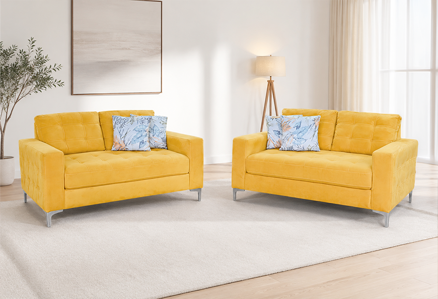 DOS LOVE SEAT LISBOA AMARILLO