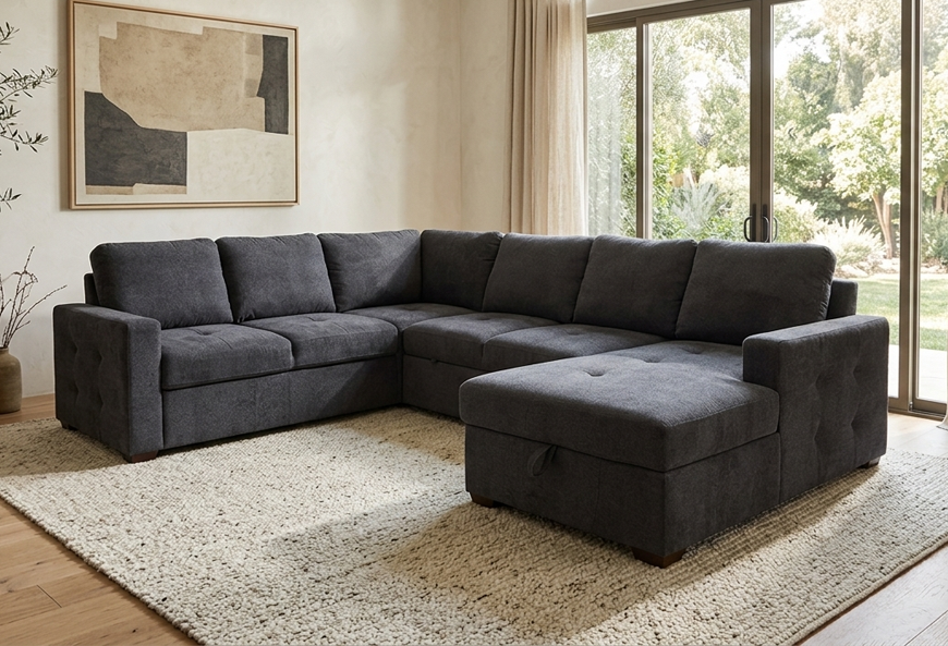SALA ROXWEL GRIS MODULAR