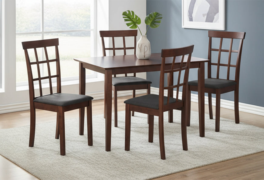 ANTECOMEDOR HELENA JR CAPUCHINO CON 4 SILLAS