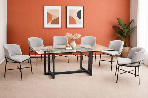 ANTECOMEDOR ESCOCIA CON 6 SILLAS ESCOCIA