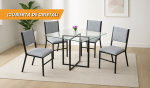 ANTECOMEDOR BERLÍN CON 4 SILLAS BERLÍN