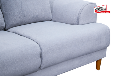 SOFÁ, LOVE SEAT Y SILLÓN BLISS FANTE GRIS