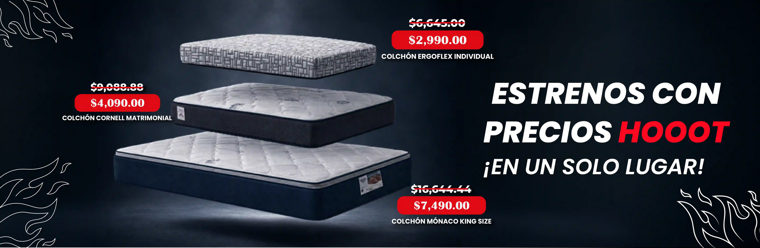 colcon ergoflex, colchon cornell, colchon monaco