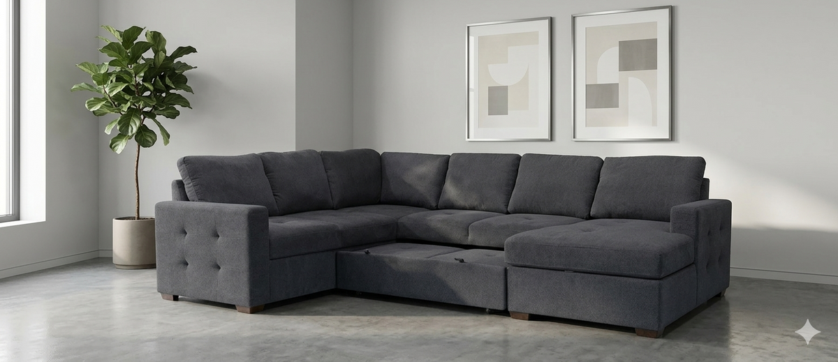 SALA ROXWEL GRIS MODULAR