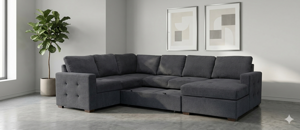 SALA ROXWEL GRIS MODULAR