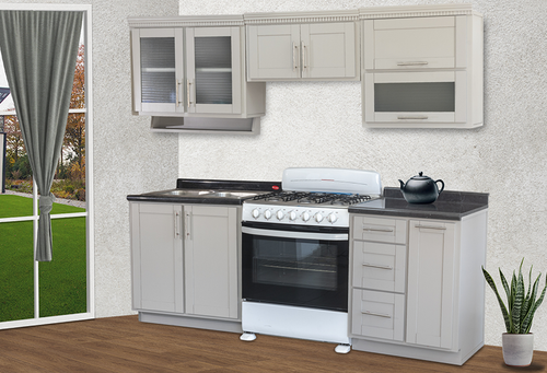 COCINA BALI GRIS 2.40 MTS (5 PIEZAS)