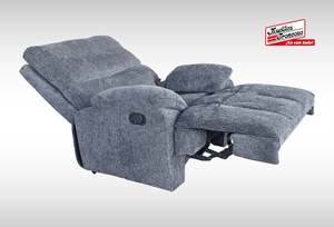 SILLÓN OASIS LINETTE GRIS OXFORD RECLINABLE