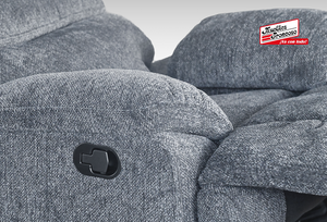 SILLÓN OASIS LINETTE GRIS OXFORD RECLINABLE