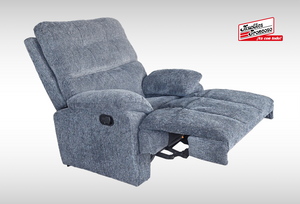 SILLÓN OASIS LINETTE GRIS OXFORD RECLINABLE