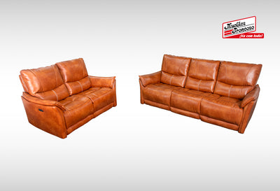 SOFÁ Y LOVE SEAT 50165 CON RECLINABLES ELÉCTRICOS
