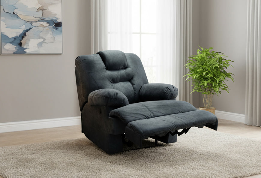 SILLÓN HARRY GREY RECLINABLE CON CONTROL Y MASAJE