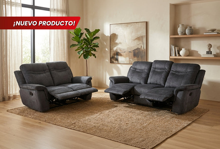 SOFÁ Y LOVE SEAT 5169 CON RECLINABLES