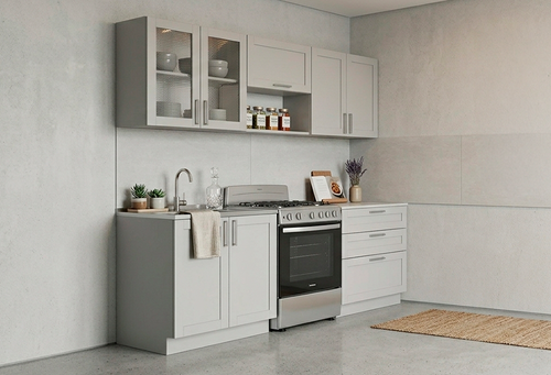 COCINA BALI GRIS 2.40 MTS (5 PIEZAS)
