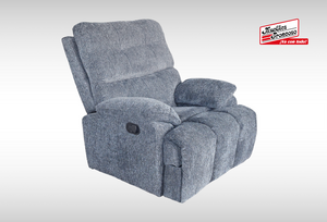 SILLÓN OASIS LINETTE GRIS OXFORD RECLINABLE