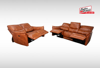 SOFÁ Y LOVE SEAT 50165 CON RECLINABLES ELÉCTRICOS
