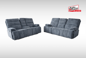 SOFÁ Y LOVE SEAT OASIS LINETTE GIS OXFORD RECLINABLE