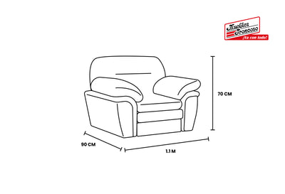 SILLÓN ALASKA AZUL MARINO