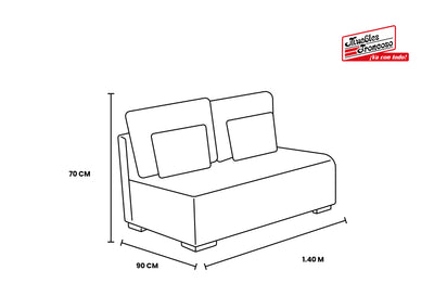 DOS LOVE SEAT LUNA ANZA ARENA