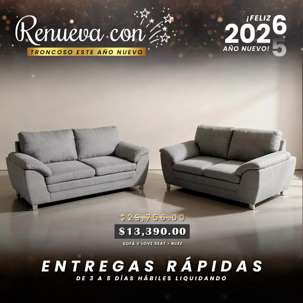 SALA RUZZ SOFA Y LOVE SEAT