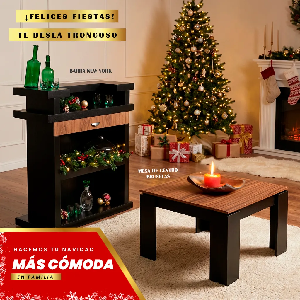 Barra New York y Mesa de centro Bruselas