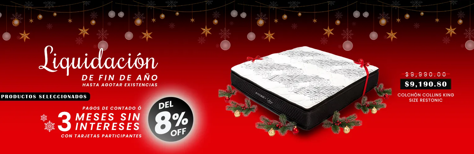 COLCHON COLLINS KING SIZE RESTONIC