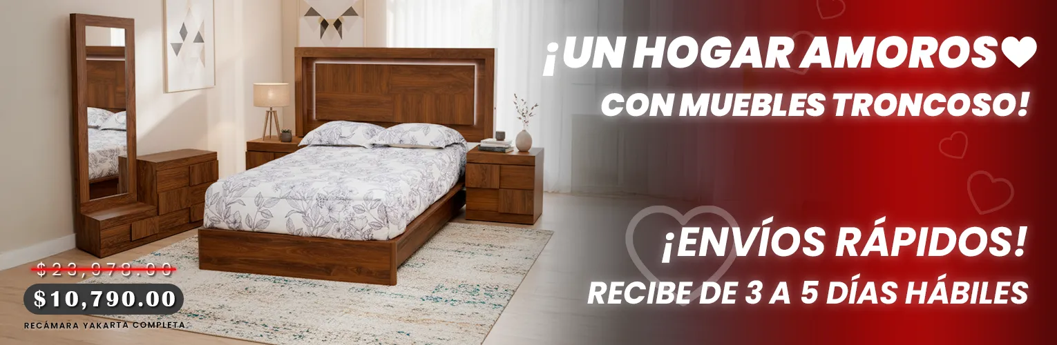 CABECERA, DOS BURÓS Y CÓMODA CON LUNA YAKARTA