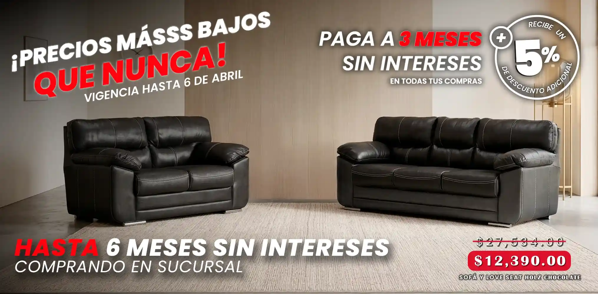 SOFÁ Y LOVE SEAT HOLZ CHOCOLATE