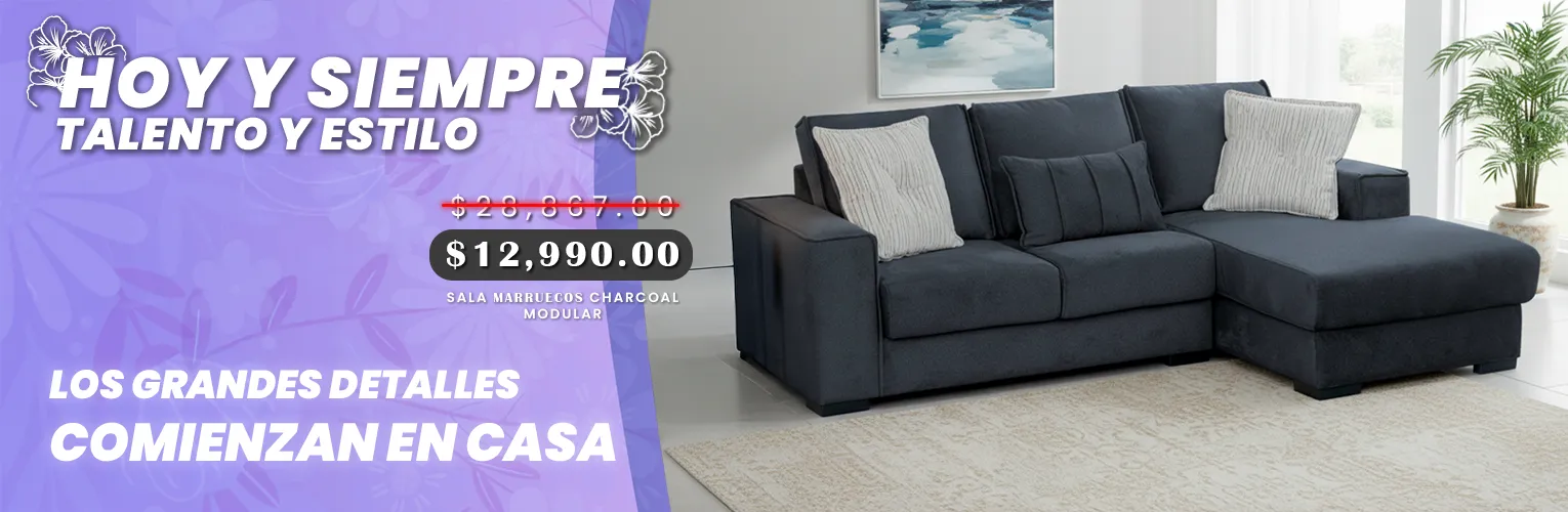 SALA MARRUECOS CHARCOAL MODULAR SALA MARRUECOS CHARCOAL MODULAR