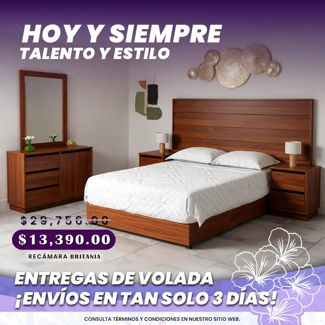 CABECERA, DOS BURÓS Y CÓMODA CON LUNA BRITANIA CABECERA, DOS BURÓS Y CÓMODA CON LUNA BRITANIA