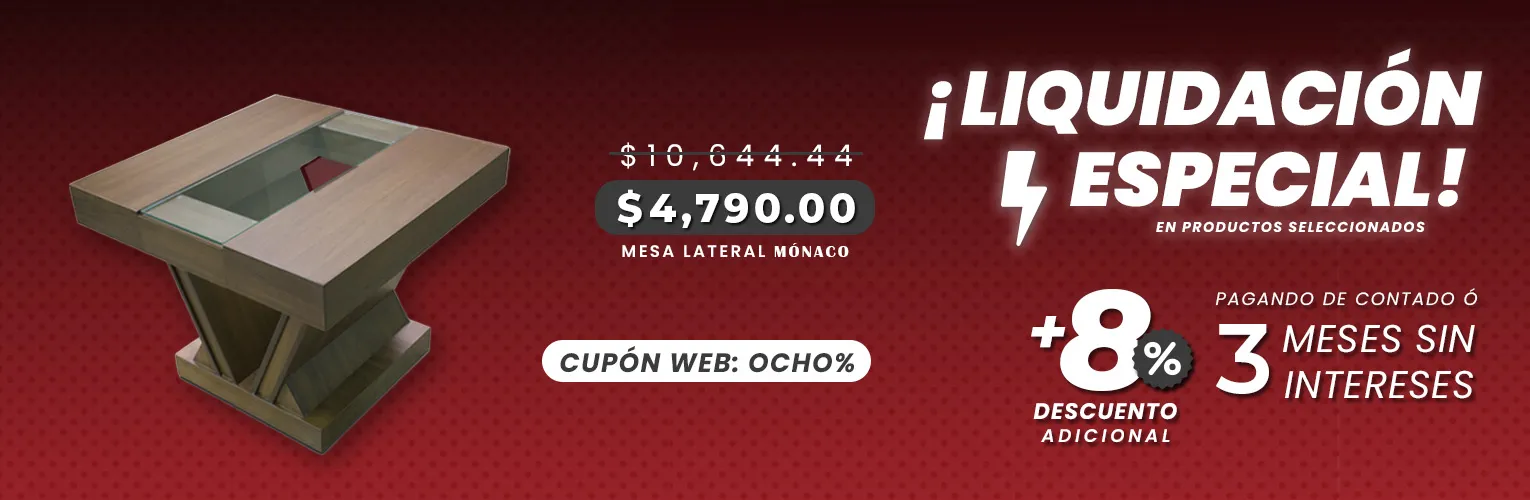 MESA LATERAL MÓNACO NOGAL MESA LATERAL MÓNACO NOGAL